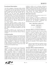 SI5013-BM Datasheet Page 13