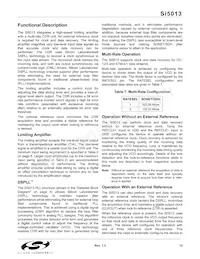 SI5013-BM Datenblatt Seite 13