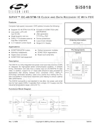 SI5018-B-GM Datasheet Copertura