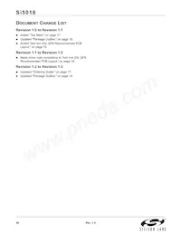 SI5018-B-GM Datasheet Page 20