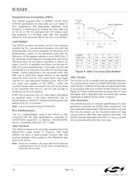 SI5020-B-GMR Datasheet Pagina 12