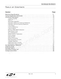 SI5023-BM Datasheet Page 3