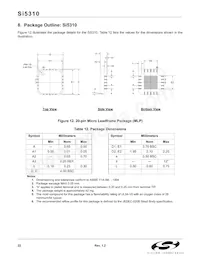 SI5310-GM Datasheet Page 22