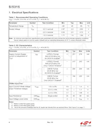 SI5315A-C-GM Datasheet Page 4