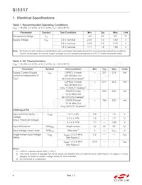 SI5317A-C-GMR Datasheet Page 4