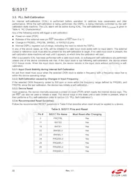 SI5317A-C-GMR Datasheet Page 22