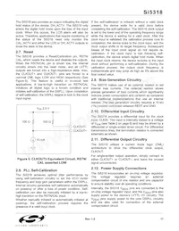 SI5318-F-BCR Datasheet Page 17