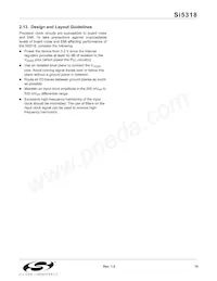 SI5318-F-BCR Datasheet Pagina 19