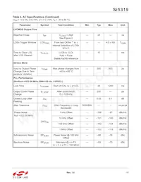 SI5319A-C-GM Datasheet Page 11