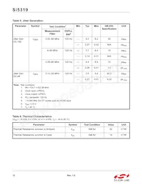 SI5319A-C-GM Datasheet Page 12