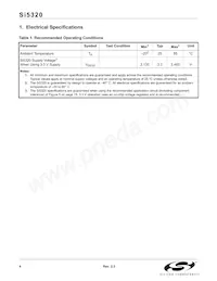 SI5320-F-BC Datasheet Page 4