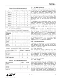 SI5320-F-BC Datasheet Page 17