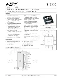 SI5330M-A00233-GM Datenblatt Cover