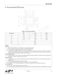 SI5330M-A00233-GM Datasheet Page 17