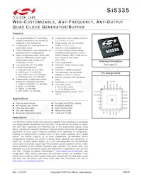 SI5335C-B08396-GM Datenblatt Cover