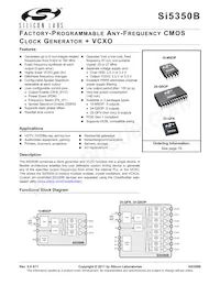 SI5350B-A-GUR Datenblatt Cover