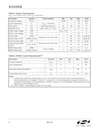 SI5350B-A-GUR Datasheet Page 6