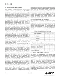 SI5364-F-BC Datasheet Page 16