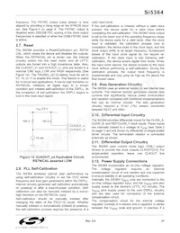 SI5364-F-BC Datasheet Page 21