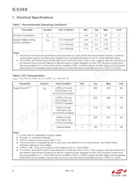 SI5368A-C-GQR Datasheet Page 4