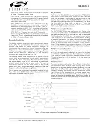 SL28541BZIT Datasheet Page 17