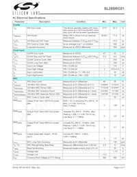 SL28SRC02BZCT Datasheet Page 5