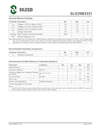 SLG3NB3331V Datasheet Page 3