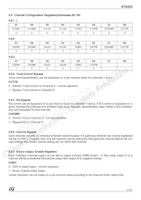 STA32013TR Datasheet Pagina 21