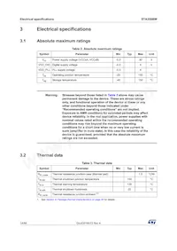 STA350BW Datasheet Page 14