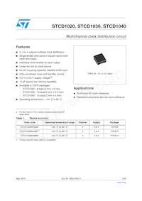 STCD1040RDM6F Datasheet Cover