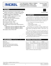 SY89535LHZ TR Datasheet Cover
