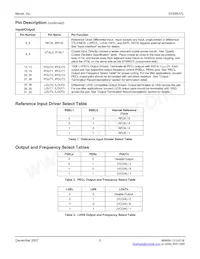 SY89537LMH TR Datasheet Page 5