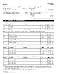 SY89808LTG-TR Datasheet Page 3