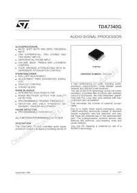 TDA7340G Datasheet Cover