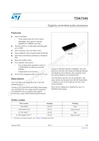 TDA7348D013TR Datasheet Copertura