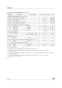TDA7403DTR Datasheet Page 10