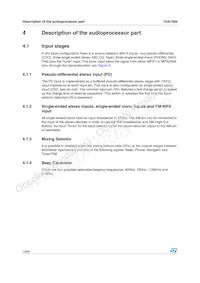 TDA7406TR Datasheet Page 16