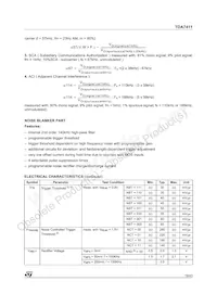 TDA7411TR Datasheet Page 19