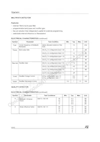 TDA7411TR Datasheet Page 22