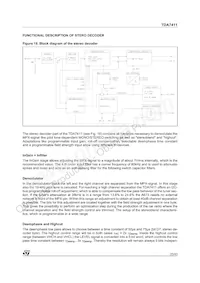 TDA7411TR Datasheet Page 23