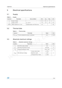 TDA7419TR Datasheet Page 9