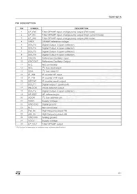 TDA7427AD1TR Datasheet Page 3