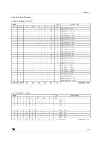 TDA7427D Datasheet Page 13