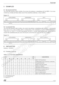 TDA7429T Datasheet Page 11