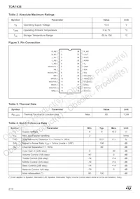 TDA7438D013TR Datasheet Pagina 2