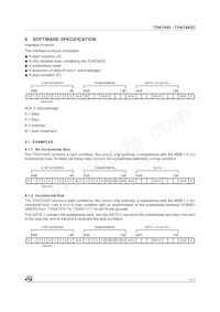 TDA7442D013TR Datasheet Page 7