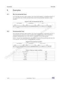 TDA7449 데이터 시트 페이지 12