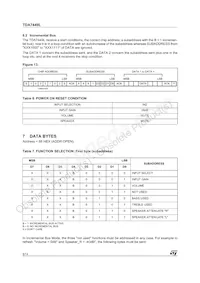 TDA7449L Datasheet Page 8