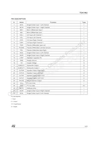 TDA7462D Datasheet Page 3
