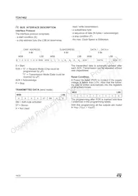 TDA7462D Datasheet Page 14